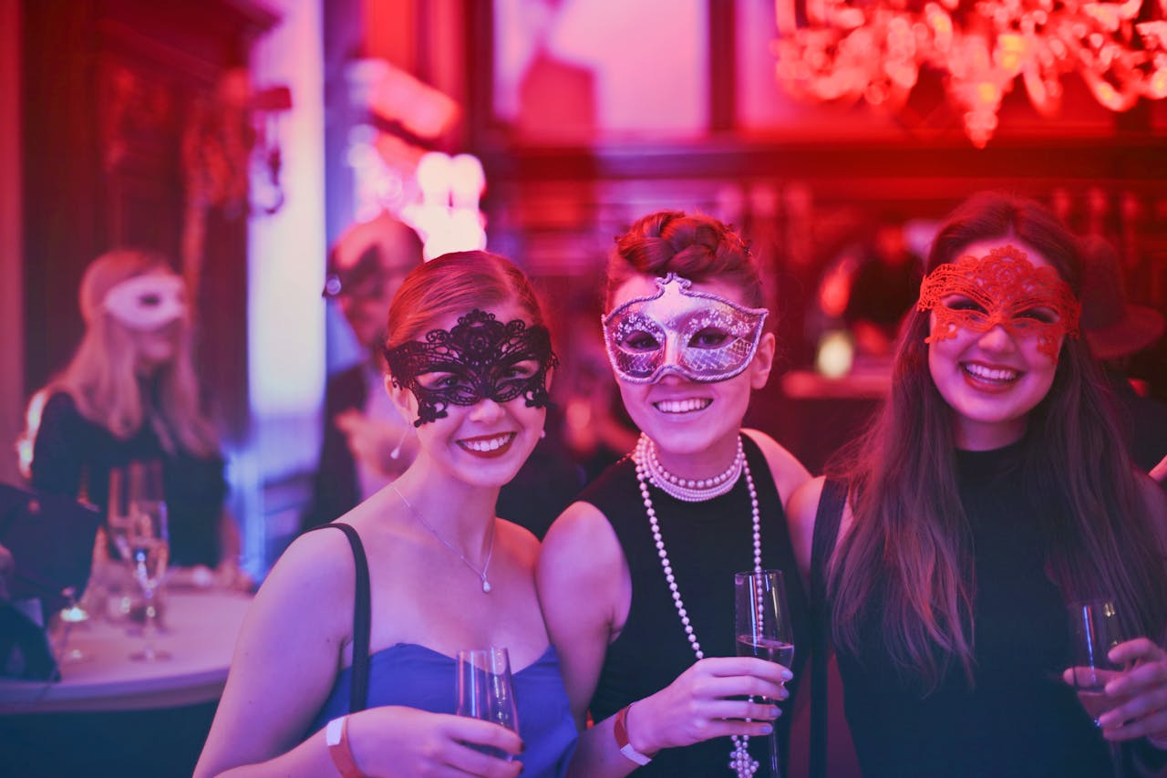 Friends representing a hen party, and why minibus shuttle is important to hire in Budapest for this kind of events.